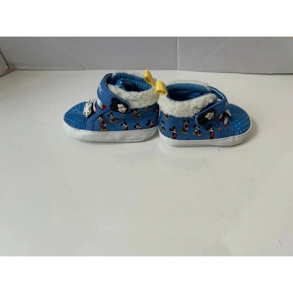 Disney mickey high top baby shoes